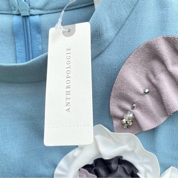 Anthropologie Mignon Doo Sleeveless Top with Flower Embellishment NWT Size M - Picture 8 of 11